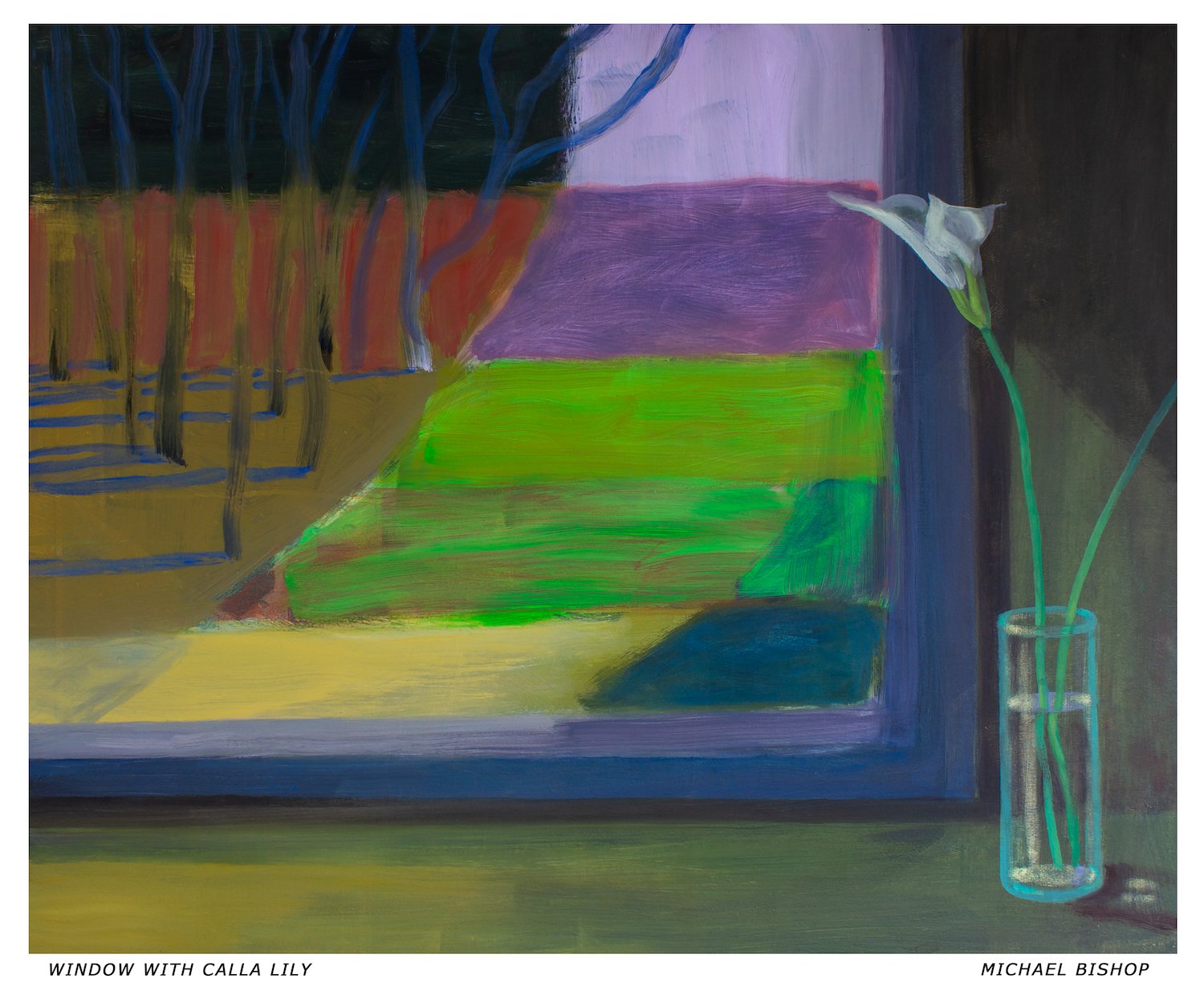 Window with Calla Lily