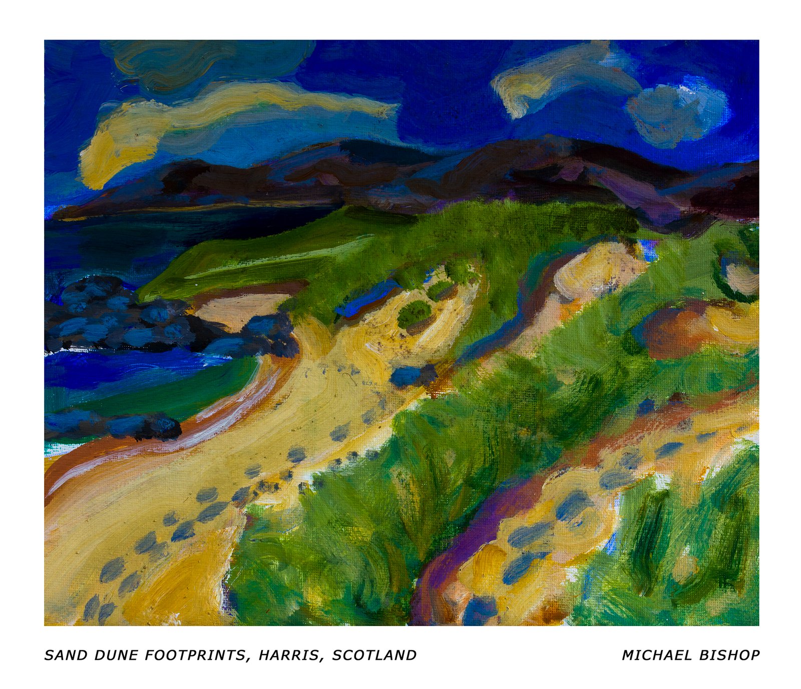 1_RA_MB_Sand Dune Footprints, Harris, Scotland