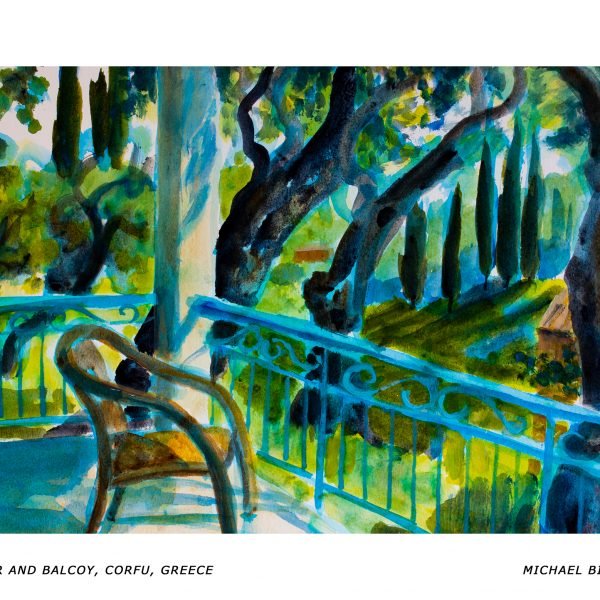 82_RA_MB_Chair and Balcony, Corfu, Greece