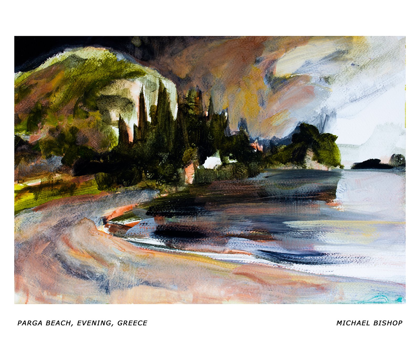 85_RA_MB_Parga Beach, Evening, Greece