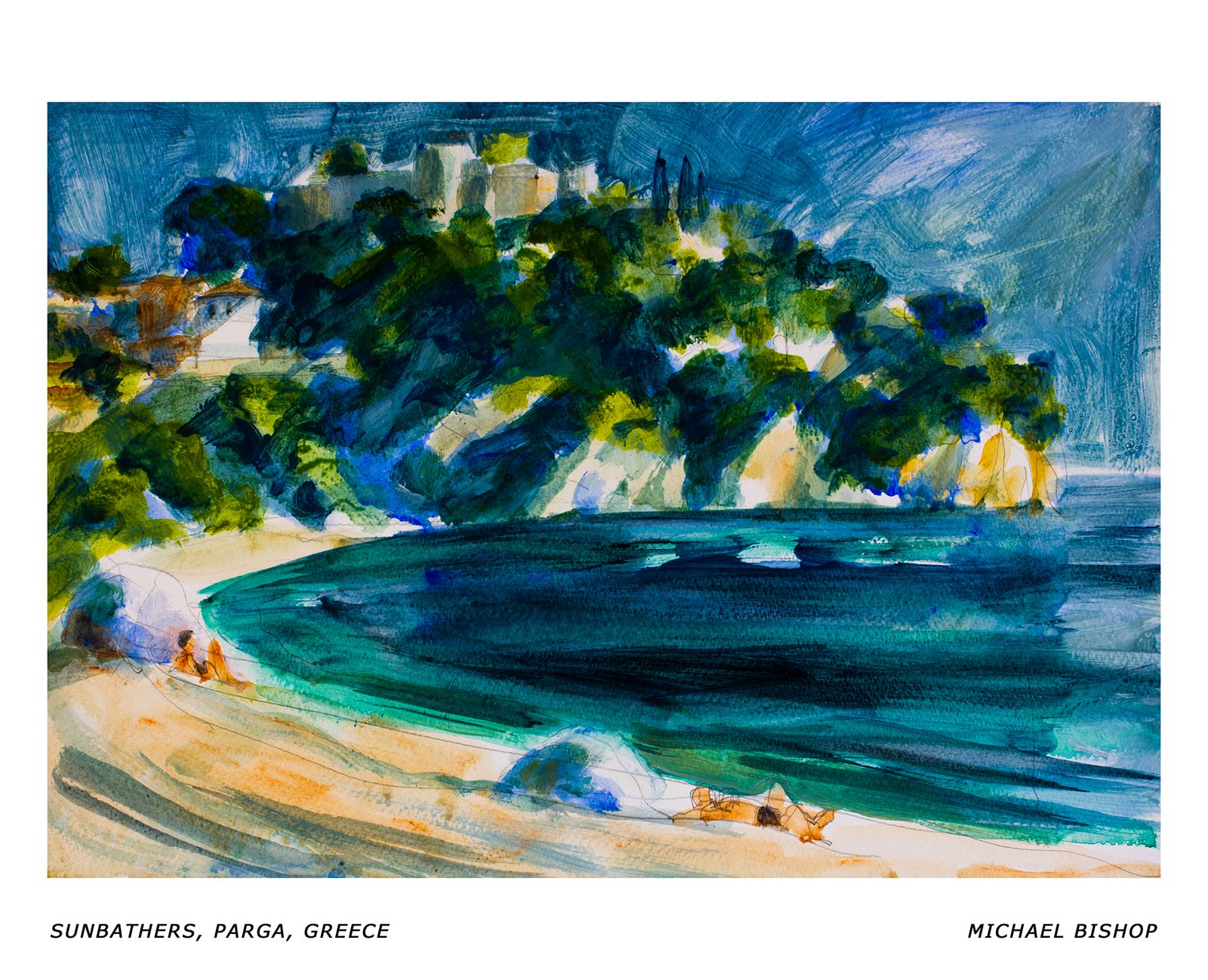 90_RA_MB_Sunbathers, Parga, Greece