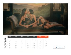 Lightness: Sensual Art Calendar 2026